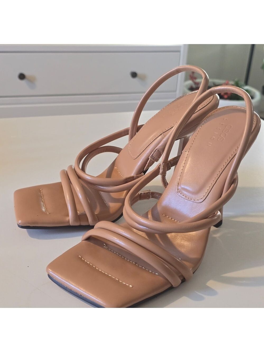 Asos Elegant Tan Strappy Sandals